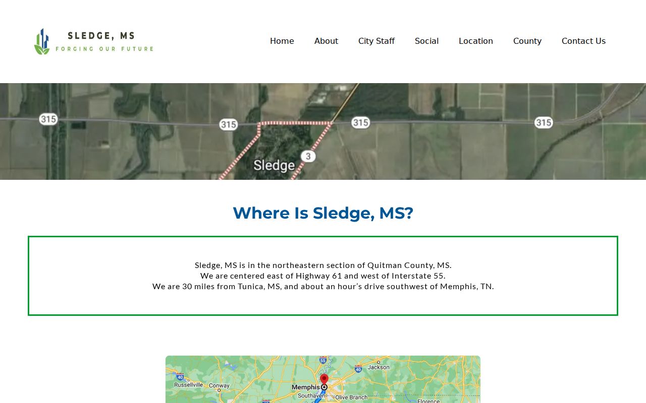 Sledge court docket Town Hall location reference